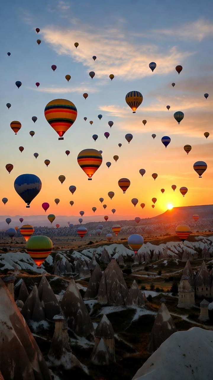 Hot air balloons travel experience
